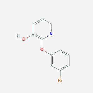 molecular formula C11H8BrNO2 B8418187 2-(3-Bromophenoxy)-3-pyridinol CAS No. 263390-54-1