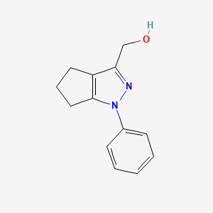 1-Phenyl-1,4,5,6-tetrahydro-3-cyclopentapyrazolemethanol