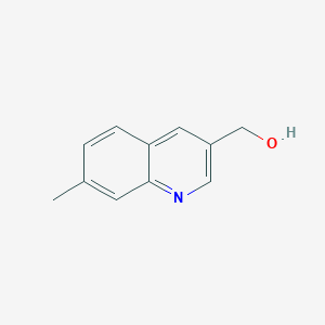 molecular formula C11H11NO B8418284 (7-Methylquinolin-3-yl)methanol 