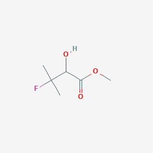 molecular formula C6H11FO3 B8418323 Methyl 3-fluoro-2-hydroxy-3-methylbutanoate 