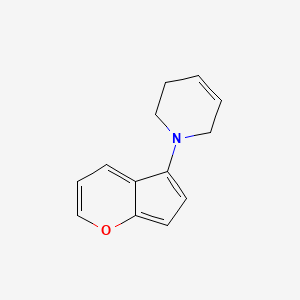 molecular formula C13H13NO B8418359 4-Benzo[b]furan-5-yl-1,2,3,6-tetrahydropyridine 