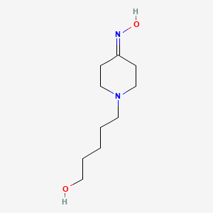 molecular formula C10H20N2O2 B8418384 1-(5-Hydroxypentyl)-4-piperidone oxime 