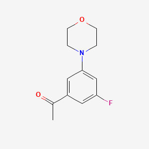 3'-Morpholino-5'-fluoroacetophenone