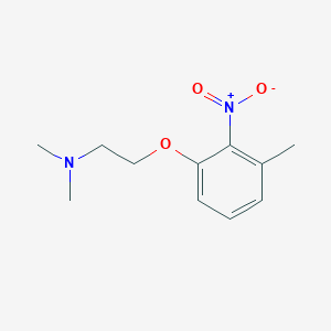 molecular formula C11H16N2O3 B8418509 Dimethyl-[2-(3-methyl-2-nitro-phenoxy)-ethyl]-amine 
