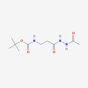 [3-(N'-acetyl-hydrazino)-3-oxo-propyl]-carbamic acid tert-butyl ester