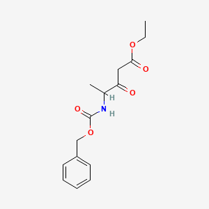 Ethyl 4-(((benzyloxy)carbonyl)amino)-3-oxopentanoate