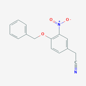 molecular formula C15H12N2O3 B8418524 (4-Benzyloxy-3-nitrophenyl)acetonitrile 
