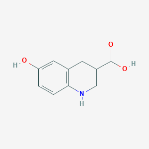 (-)-6-Hydroxy-1,2,3,4-tetrahydroquinoline-3-carboxylic acid