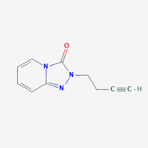 molecular formula C10H9N3O B8418564 2-(but-3-ynyl)-[1,2,4]triazolo[4,3-a]pyridin-3(2H)-one 