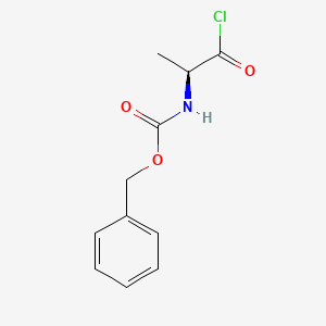 molecular formula C11H12ClNO3 B8418591 carbobenzoxy-L-alanyl chloride 