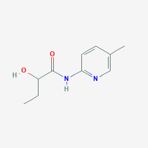 molecular formula C10H14N2O2 B8418608 2-hydroxy-N-(5-methylpyridin-2-yl)butanamide 