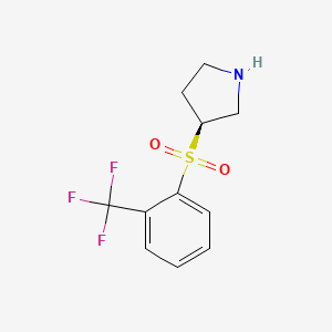 (S)-3-(2-Trifluoromethyl-benzenesulfonyl)-pyrrolidine