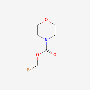 molecular formula C6H10BrNO3 B8418631 Bromomethyl morpholine-4-carboxylate 