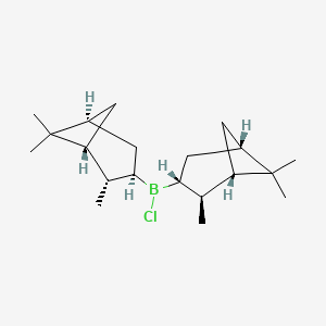 molecular formula C20H34BCl B8418636 (-)-b-Chlorodiisopinocamphenylborane 