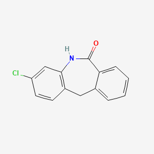 molecular formula C14H10ClNO B8418717 3-Chloro-5,11-dihydro-dibenzo[b,e]azepin-6-one 