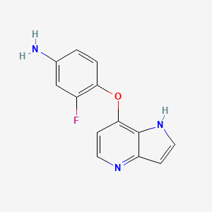 4-(1H-Pyrrolo[3,2-b]pyridin-7-yloxy)-3-fluorobenzenamine