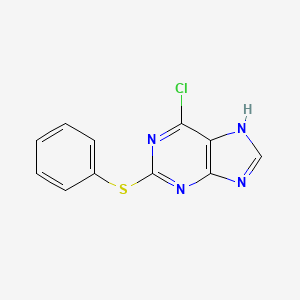 2-Phenylsulfenyl-6-chloro-purine