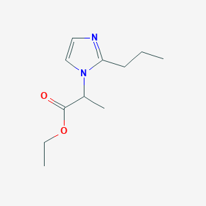 Ethyl-2-(2-propylimidazol-1-yl)propanoate