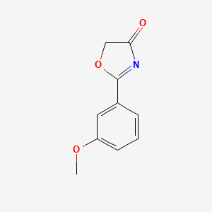 2-(3-methoxyphenyl)oxazol-4(5H)-one