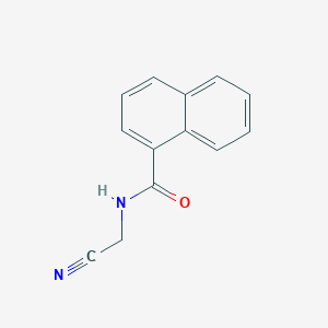 molecular formula C13H10N2O B8418873 N-Cyanomethyl-1-naphthamide 