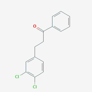 molecular formula C15H12Cl2O B8418883 3-(3,4-Dichlorophenyl)propiophenone 