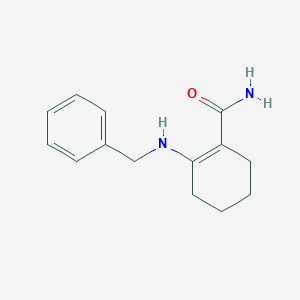 molecular formula C14H18N2O B8418922 2-Benzylamino-3,4,5,6-tetrahydrobenzamide 