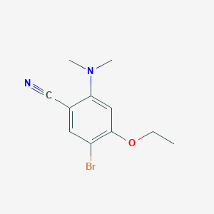 5-Bromo-2-dimethylamino-4-ethoxy-benzonitrile