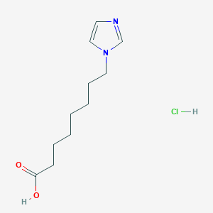 8-Imidazol-1-yloctanoic acid hydrochloride