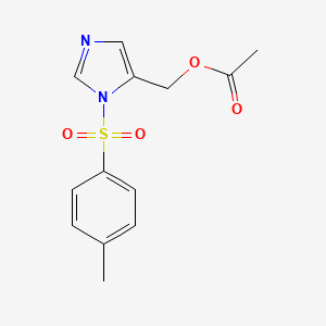 (1-((4-Methylphenyl)sulfonyl)-1H-imidazol-5-yl)methyl acetate