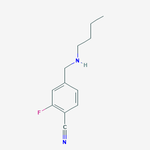 4-Butylaminomethyl-2-fluoro-benzonitrile