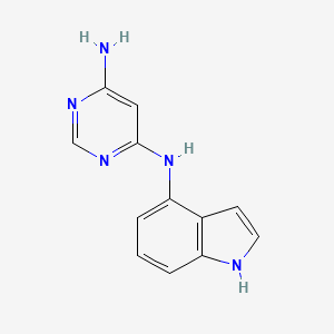 6-Amino-4-(1H-4-indolylamino)pyrimidine