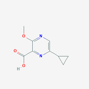 6-Cyclopropyl-3-methoxypyrazine-2-carboxylic acid