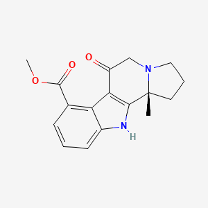 Methyl (R)-11b-methyl-6-oxo-2,3,5,6,11,11b-hexahydro-1H-indolizino[8,7-b]indole-7-carboxylate