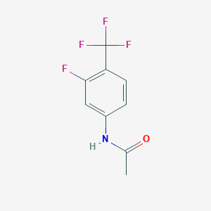 molecular formula C9H7F4NO B8419226 N-(3-Fluoro-4-trifluoromethyl-phenyl)-acetamide 
