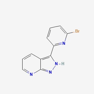 3-(6-bromo-2-pyridyl)-1H-pyrazolo[5,4-b]pyridine