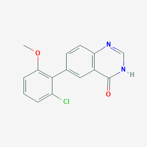 6-(2-chloro-6-methoxyphenyl)-3H-quinazolin-4-one
