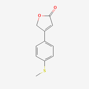 4-[4-(Methylthio)phenyl]furan-2(5H)-one