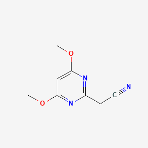 2-(4,6-Dimethoxypyrimidine-2-yl)acetonitrile