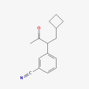 3-(3-Cyanophenyl)4-cyclobutyl-butan-2-one