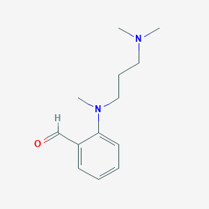 [[3-(Dimethylamino)propyl](methyl)amino]benzaldehyde