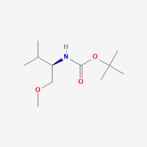 molecular formula C11H23NO3 B8419564 N-Tert-butoxycarbonyl-O-methyl-D-valinol 