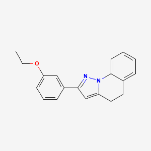 4,5-Dihydro-2-(3-ethoxyphenyl)pyrazolo(1,5-a)quinoline