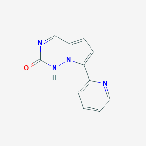 7-(Pyridin-2-yl)pyrrolo[2,1-f][1,2,4]triazin-2(1H)-one