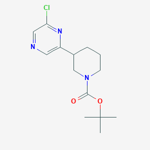 3-(6-Chloro-pyrazin-2-yl)-piperidine-1-carboxylic acid tert-butyl ester