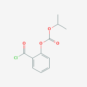 molecular formula C11H11ClO4 B8420000 2-(Isopropoxycarbonyloxy)benzoyl chloride 