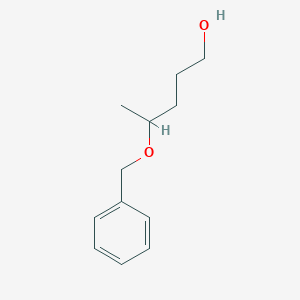molecular formula C12H18O2 B8420042 4-(Benzyloxy)pentan-1-ol 