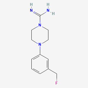 4-(3-(Fluoromethyl)phenyl)piperazine-1-carboximidamide