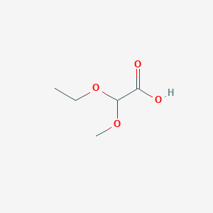 molecular formula C5H10O4 B8420112 Methoxy(ethoxy)acetic acid 