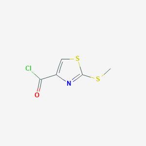 2-(Methylthio)-4-thiazolecarbonyl chloride