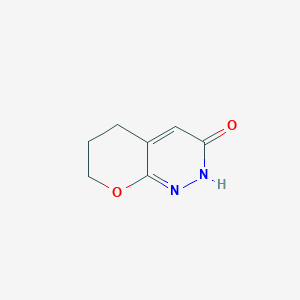 molecular formula C7H8N2O2 B8420133 6,7-Dihydro-2H-pyrano[2,3-c]pyridazin-3(5H)-one 